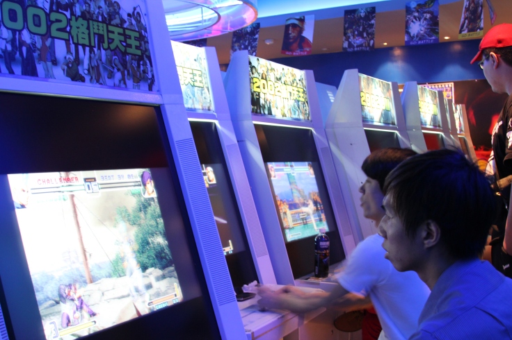 King of fighters machines in Taipei--legions of them.